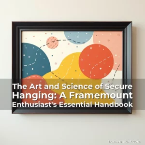 Artistic representation for The Art and Science of Secure Hanging: A Framemount Enthusiast's Essential Handbook