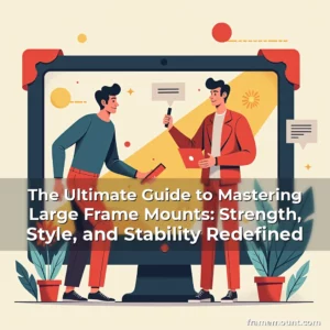 Artistic representation for The Ultimate Guide to Mastering Large Frame Mounts: Strength, Style, and Stability Redefined