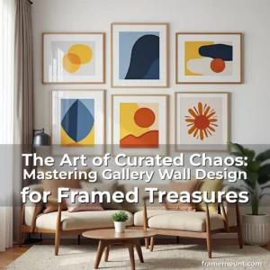 Artistic representation for The Art of Curated Chaos: Mastering Gallery Wall Design for Framed Treasures