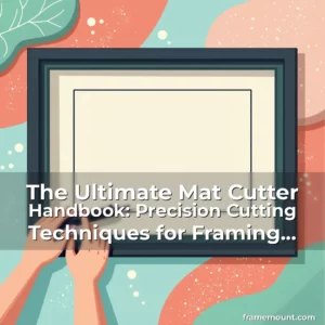 Artistic representation for The Ultimate Mat Cutter Handbook: Precision Cutting Techniques for Framing Enthusiasts
